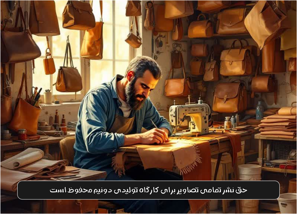 دوخت کیف چرم