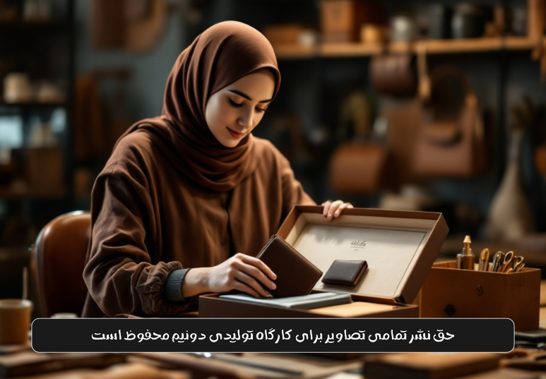 بسته بندی کیف چرم